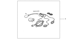 GL1500SE Head set kit open