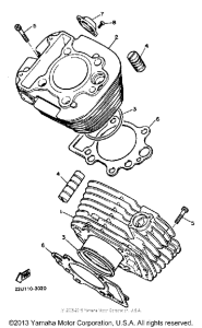 XV500K Цилиндры