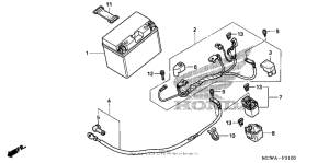 VFR800 Аккумулятор