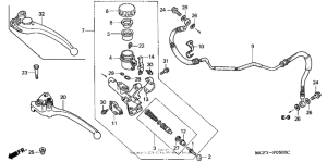RVT1000R Цилиндр сцепления
