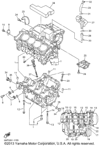 YZF-R6 Картер двигателя