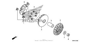 PCX125 Вариатор