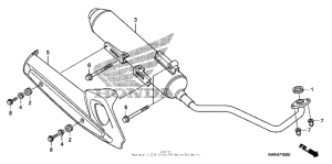 PCX125 Глушитель