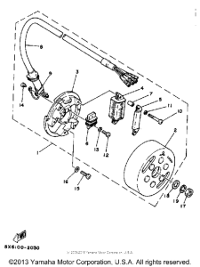 YZ490J C - d - i - magneto