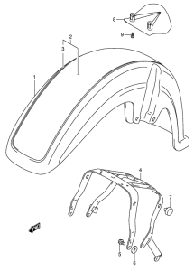 VL800 Переднее крыло