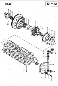 GSX750 Бендикс