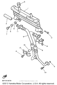 FJ1200AC Масляный картер
