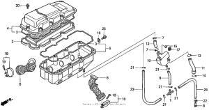 GL1500CT Воздушный фильтр