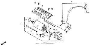 CB650SC Стартер