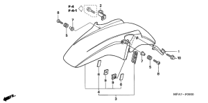CBF1000 Переднее крыло