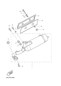YQ50 Выхлопная система