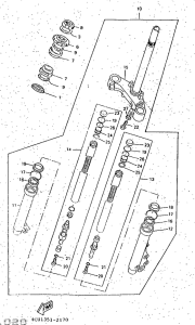 CW50 Передняя вилка