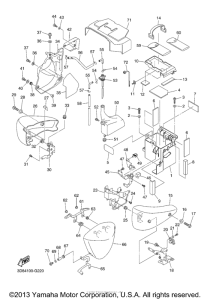 XVS1300CT Боковые обтекатели