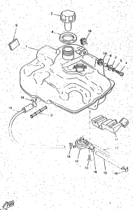 CW50RSP Топливный бак