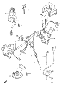 GSX600 Жгут проводов