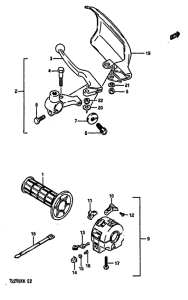 TS250 Left handle switch