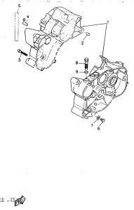 DT50R Картер двигателя