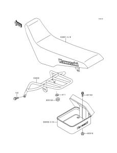 KLX300R Сиденье