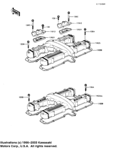 KZ1100 Cylinder head covers