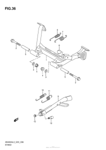 AN400 (ABS) Подножка