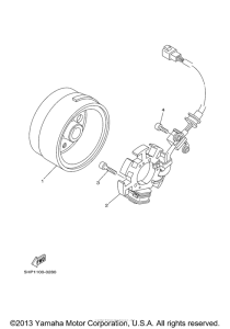 TTR125LT Генератор