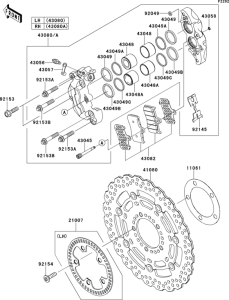 ZR800 Передний тормоз