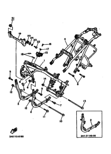 FZ600 FZ600U Frame comp