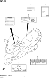 AN650Z Label (An650L4 E03)