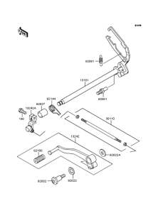EX250 Механизм переключения передач