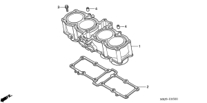 CB1300S (ABS) Цилиндр