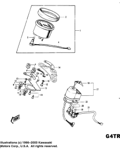 KV100 Meters / ignition switch