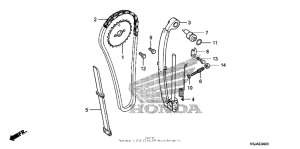 CRF100F Цепь ГРМ