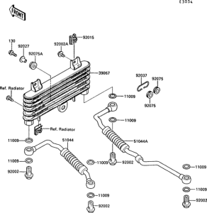 ZX1000 Масляный картер