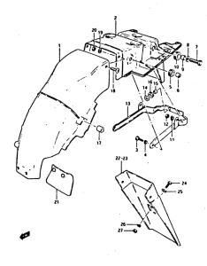 XN85 Заднее крыло