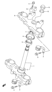 DR350 Траверса нижняя
