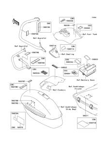 VN1700 Наклейки