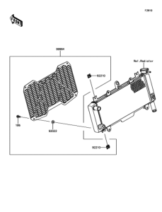 EX650 アクセサリ(ラジエ-タ スクリ-ン)
