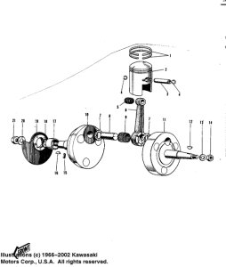  Crankshaft / piston / rotary valve