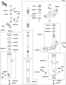 EX250 Front fork(1 / 2)