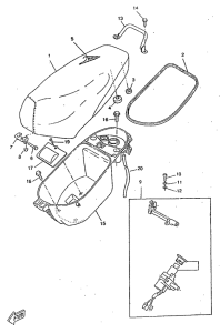 CW50RSX Seat. carrier