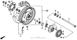  Переднее колесо