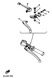 TZ250 Interruptor  manillar&palanc
