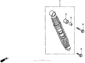CH80 Задние амортизаторы