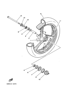 SRX250F ﾌﾛﾝﾄﾎｲｰﾙ