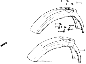CR60R Переднее крыло