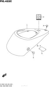 VL1500T Fuel Tank Front Cover (Vl1500Bl7 E33)