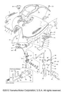 XVZ1300AMC Топливный бак