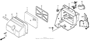 TG50 Воздушный фильтр