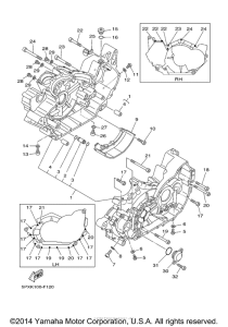 XV17PCMXC Картер двигателя