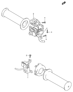 AG100 Рулевой переключатель